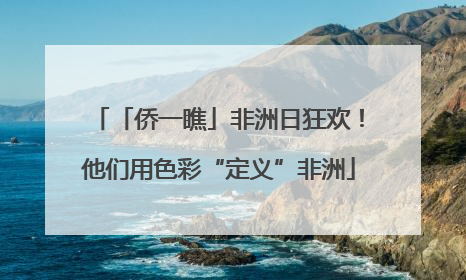 「侨一瞧」非洲日狂欢！他们用色彩“定义”非洲
