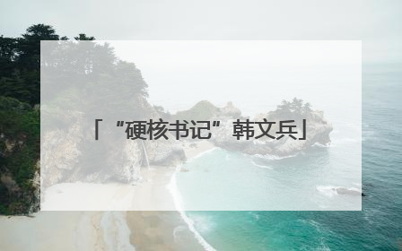 “硬核书记”韩文兵