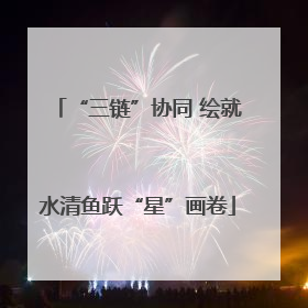 “三链”协同 绘就水清鱼跃“星”画卷