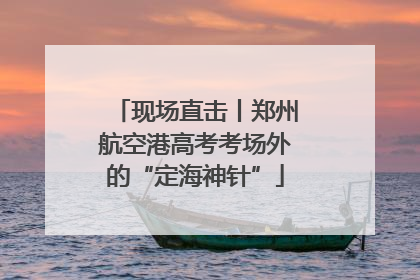 现场直击丨郑州航空港高考考场外的“定海神针”