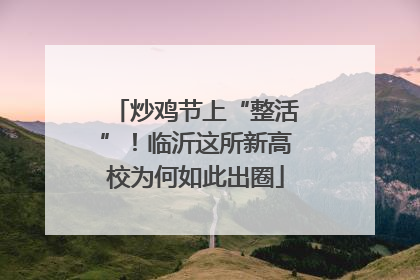炒鸡节上“整活”！临沂这所新高校为何如此出圈