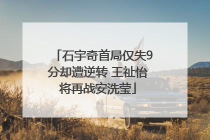石宇奇首局仅失9分却遭逆转 王祉怡将再战安洗莹