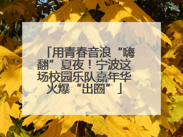用青春音浪“嗨翻”夏夜！宁波这场校园乐队嘉年华火爆“出圈”