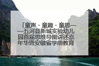 童声・童趣・童思——五河县新城实验幼儿园首届思维导图讲述嘉年华暨安徽省学前教育教研基地园项目阶段性成果展示活动