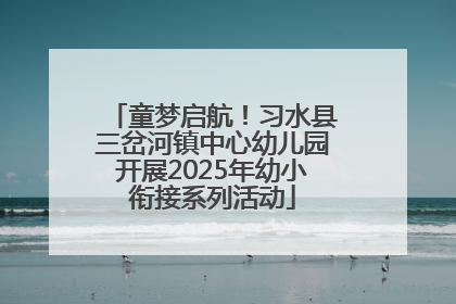 童梦启航！习水县三岔河镇中心幼儿园开展2025年幼小衔接系列活动