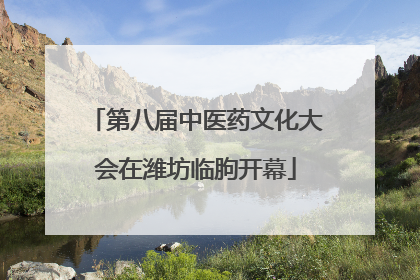 第八届中医药文化大会在潍坊临朐开幕
