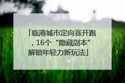 临港城市定向赛开跑，16个“隐藏副本”解锁年轻力新玩法