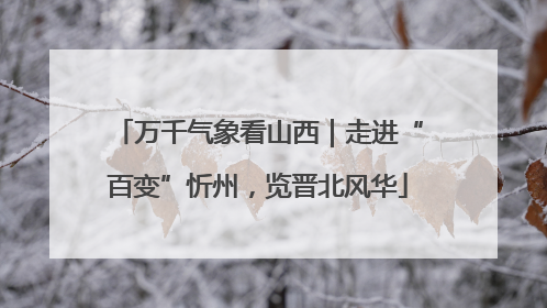 万千气象看山西｜走进“百变”忻州，览晋北风华