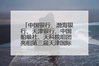 中国银行、渤海银行、天津银行、中国船级社、天科院组团亮相第三届天津国际航运展 输出航运服务“中国方案”