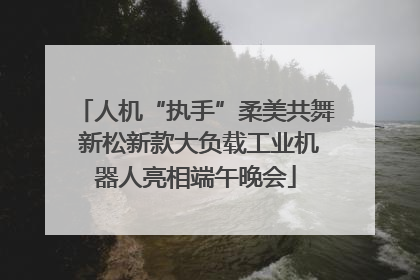 人机“执手”柔美共舞 新松新款大负载工业机器人亮相端午晚会