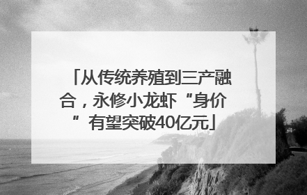 从传统养殖到三产融合，永修小龙虾“身价”有望突破40亿元