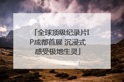 全球顶级纪录片IP成都首展 沉浸式感受极地生灵