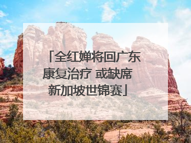 全红婵将回广东康复治疗 或缺席新加坡世锦赛