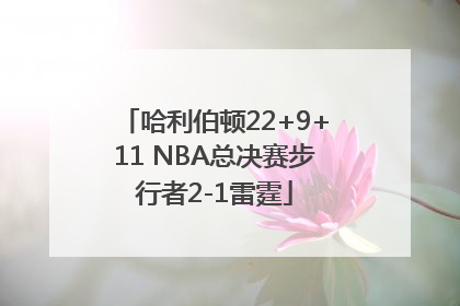 哈利伯顿22+9+11 NBA总决赛步行者2-1雷霆