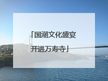 国潮文化盛宴开进万寿寺