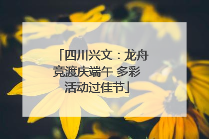 四川兴文：龙舟竞渡庆端午 多彩活动过佳节