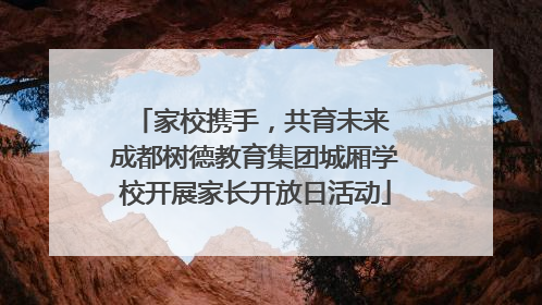 家校携手，共育未来 成都树德教育集团城厢学校开展家长开放日活动