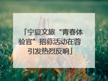 宁夏文旅“青春体验官”招募活动在蓉引发热烈反响