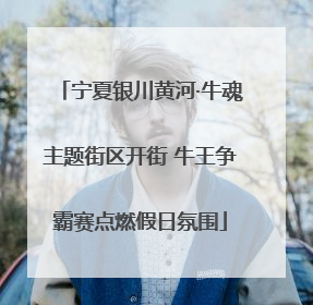 宁夏银川黄河·牛魂主题街区开街 牛王争霸赛点燃假日氛围