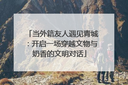 当外籍友人遇见青城：开启一场穿越文物与奶香的文明对话