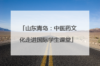 山东青岛：中医药文化走进国际学生课堂