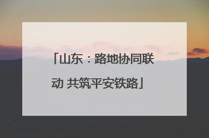 山东：路地协同联动 共筑平安铁路