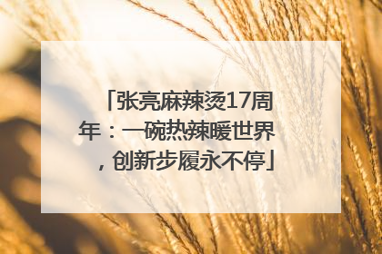 张亮麻辣烫17周年：一碗热辣暖世界，创新步履永不停