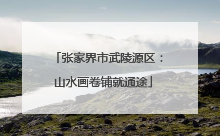 张家界市武陵源区：山水画卷铺就通途