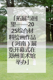拓展与回望——2025综合材料绘画作品（河南）展览开幕式在郑州美术馆举办