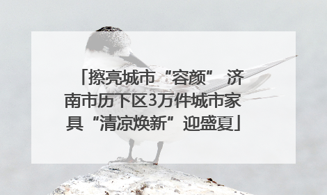 擦亮城市“容颜” 济南市历下区3万件城市家具“清凉焕新”迎盛夏