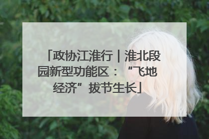 政协江淮行｜淮北段园新型功能区：“飞地经济”拔节生长