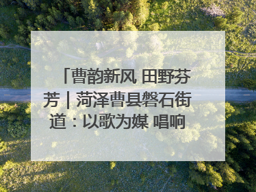 曹韵新风 田野芬芳｜菏泽曹县磐石街道：以歌为媒 唱响乡土“新歌声”