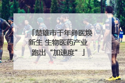 楚雄市千年彝医焕新生 生物医药产业跑出“加速度”