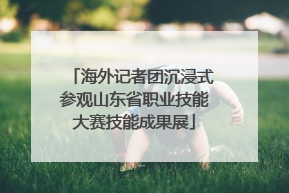 海外记者团沉浸式参观山东省职业技能大赛技能成果展