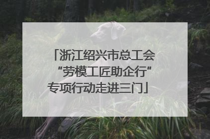 浙江绍兴市总工会“劳模工匠助企行”专项行动走进三门
