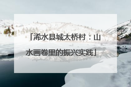 浠水县城太桥村：山水画卷里的振兴实践