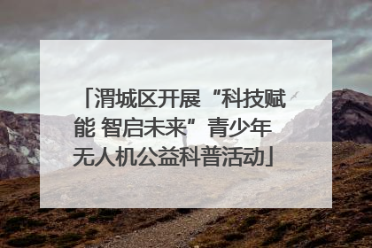 渭城区开展“科技赋能 智启未来”青少年无人机公益科普活动