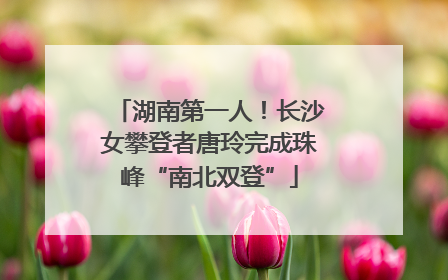 湖南第一人！长沙女攀登者唐玲完成珠峰“南北双登”