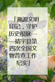 溯源文明印记，守护历史根脉——靖宇县第四次全国文物普查工作纪实
