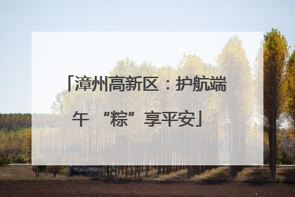 漳州高新区：护航端午 “粽”享平安