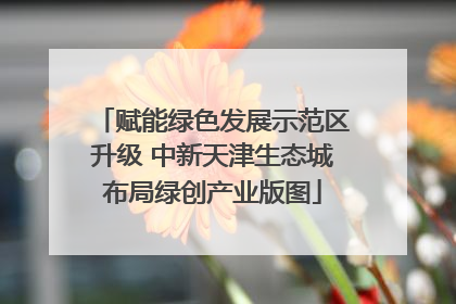 赋能绿色发展示范区升级 中新天津生态城布局绿创产业版图