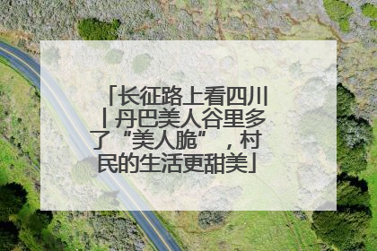 长征路上看四川丨丹巴美人谷里多了“美人脆”，村民的生活更甜美