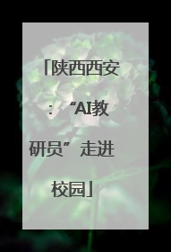 陕西西安：“AI教研员”走进校园