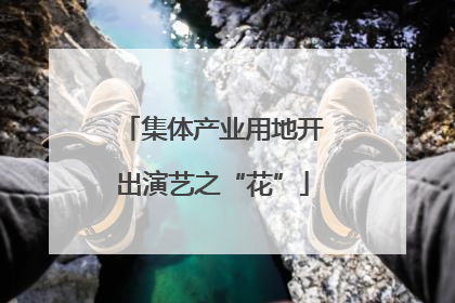集体产业用地开出演艺之“花”
