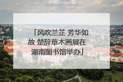 风吹兰芷 芳华如故 楚辞草木画展在湖南图书馆举办