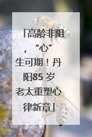 高龄非阻，“心” 生可期！丹阳85 岁老太重塑心律新章