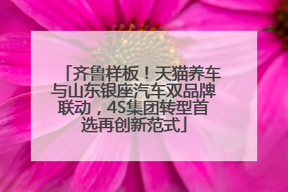 齐鲁样板！天猫养车与山东银座汽车双品牌联动，4S集团转型首选再创新范式