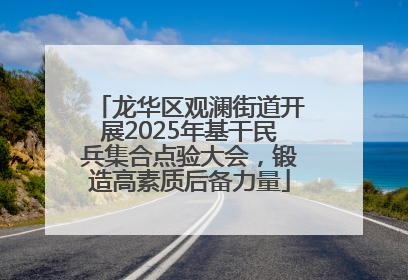 龙华区观澜街道开展2025年基干民兵集合点验大会，锻造高素质后备力量