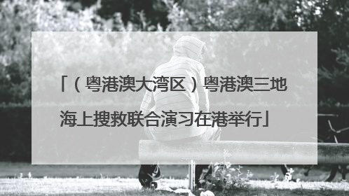（粤港澳大湾区）粤港澳三地海上搜救联合演习在港举行