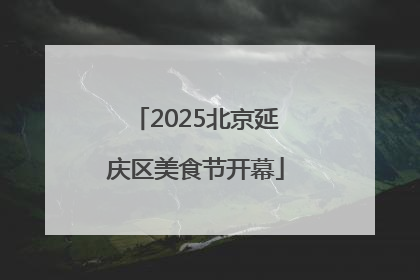2025北京延庆区美食节开幕